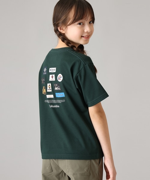 ユーススタックブルックグラフィックショートスリーブTシャツ