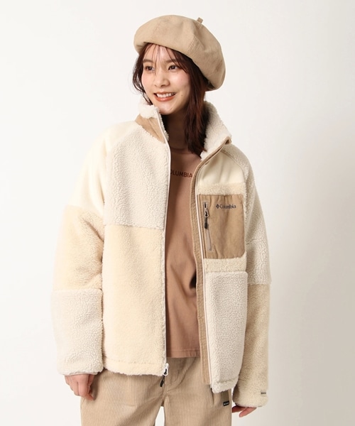 生まれのブランドで XL コロンビア ボアフリースジャケット Women's - その他