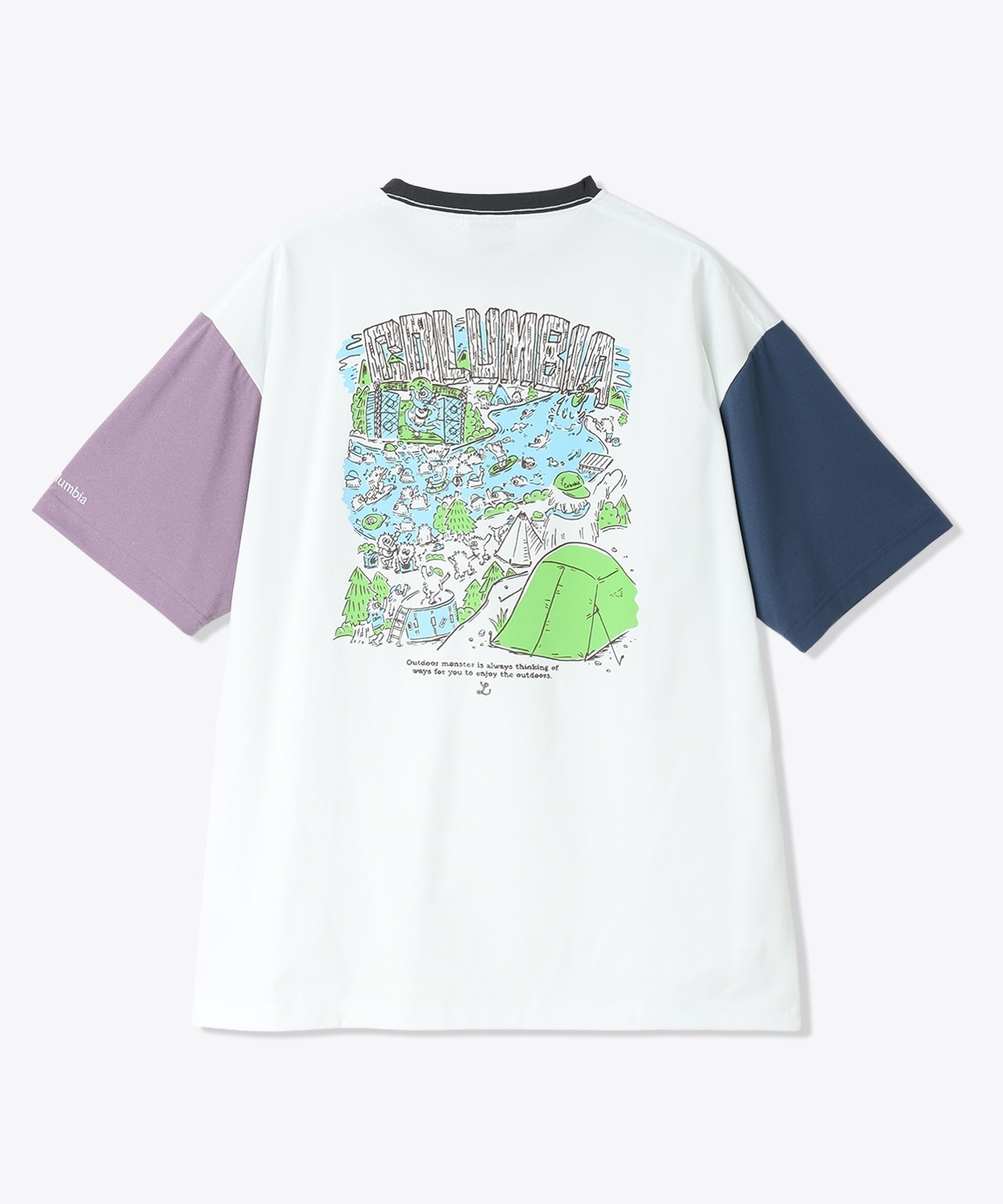 128Sea Salt Multi Seseragi Print