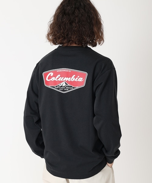 サンダーマウンテングラフィックロングスリーブTシャツ(S