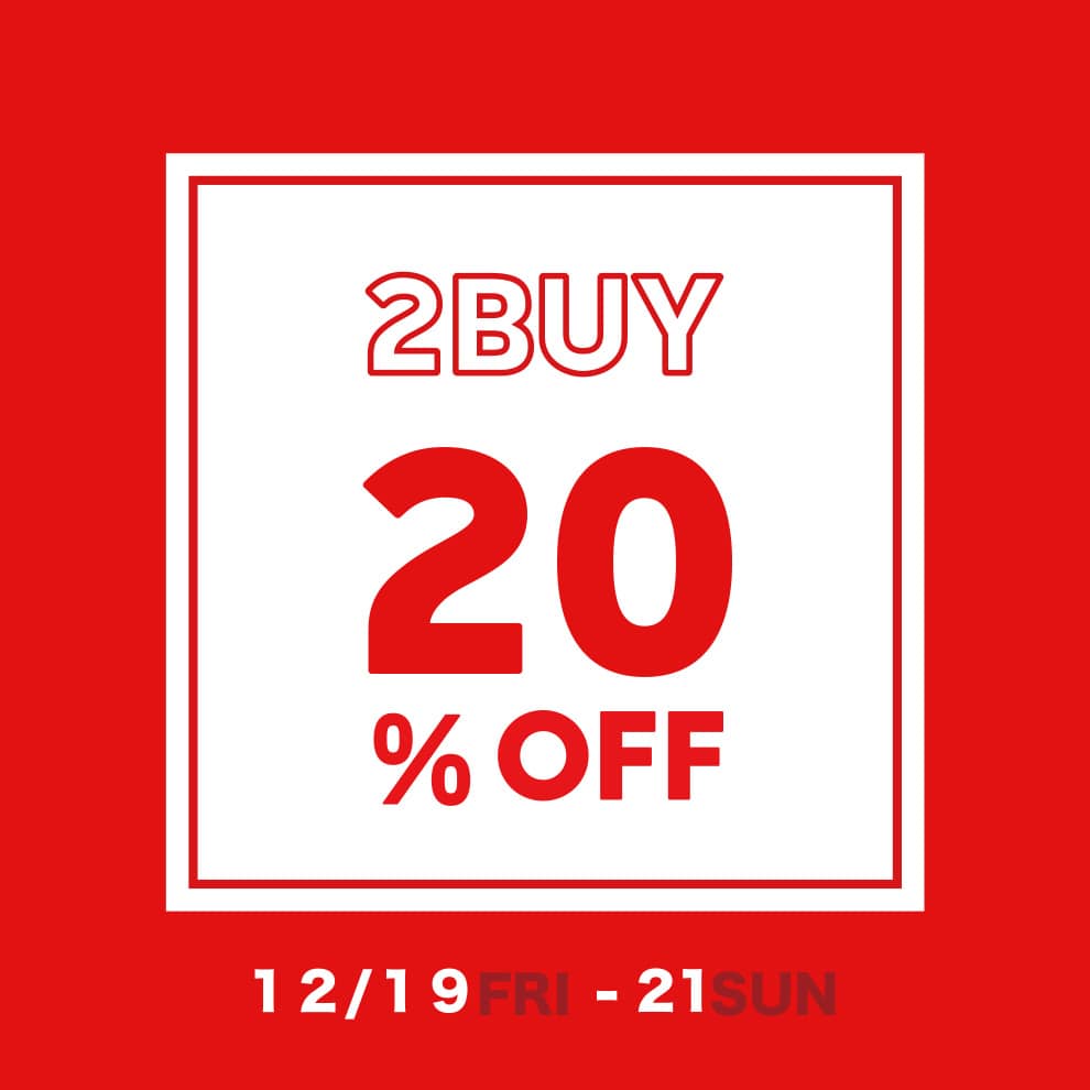 HOLIDAY COUNTDOWN│2BUY 20%OFF