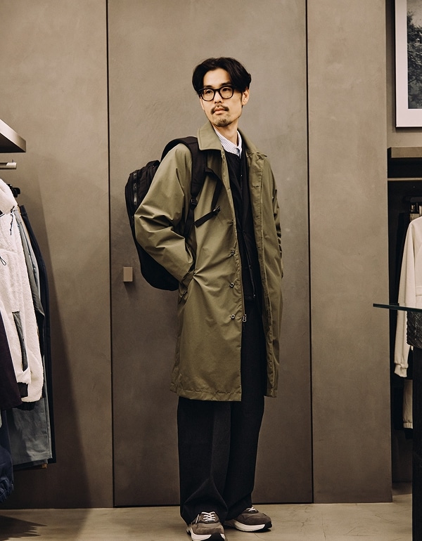 井上裕介さんセレクトアイテム着用写真