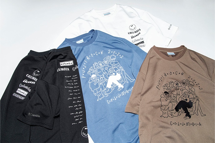 FUJI ROCK FESTIVAL'22× Columbia コラボレーションＴシャツ 