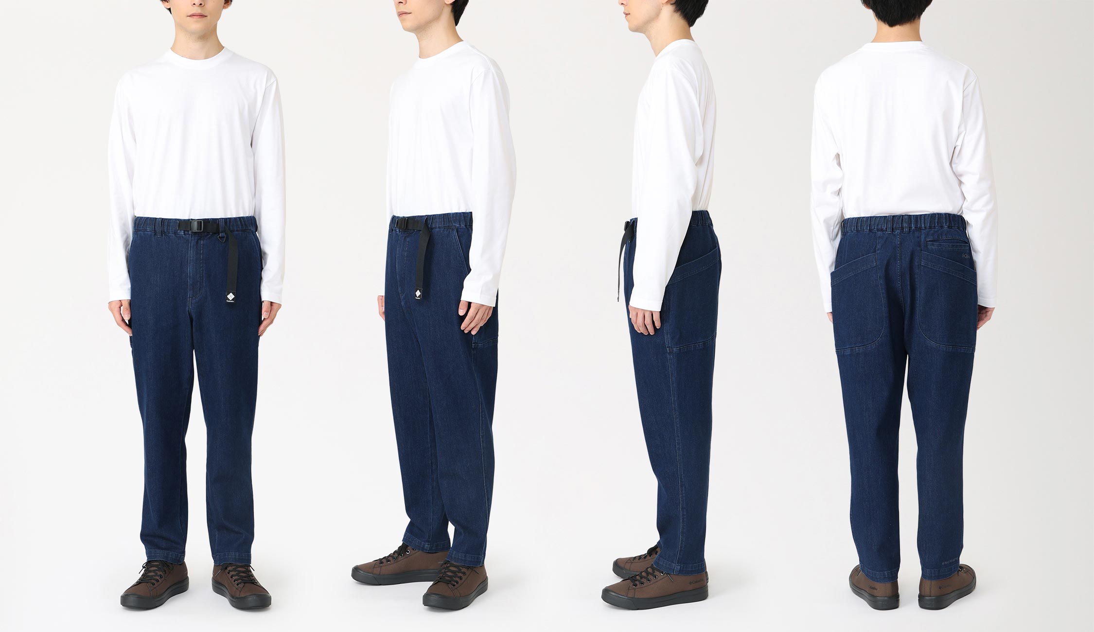 ロマビスタデニムパンツ シルエットイメージ