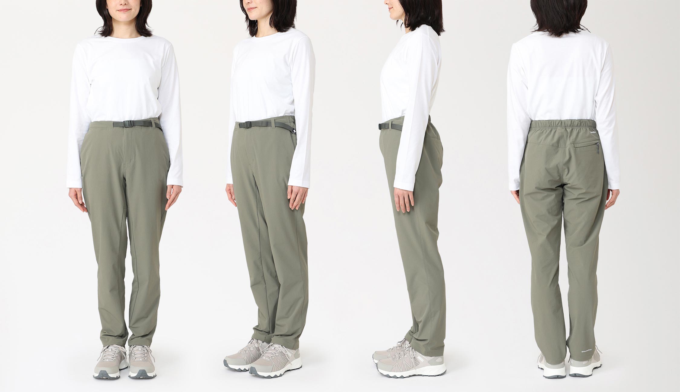 ウィメンズタイムトゥートレイルパンツ シルエットイメージ