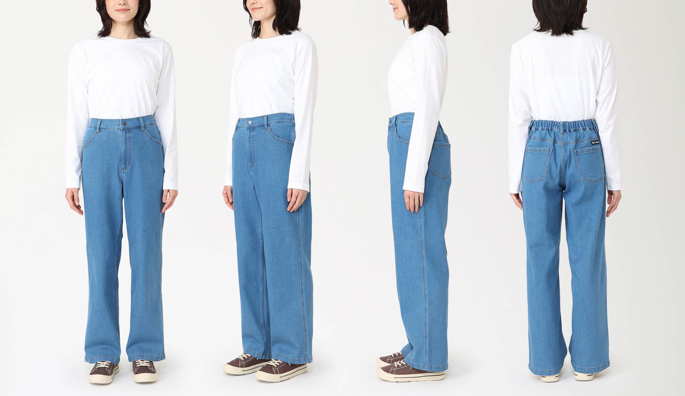 ウィメンズマーサーストリートデニムパンツ シルエットイメージ