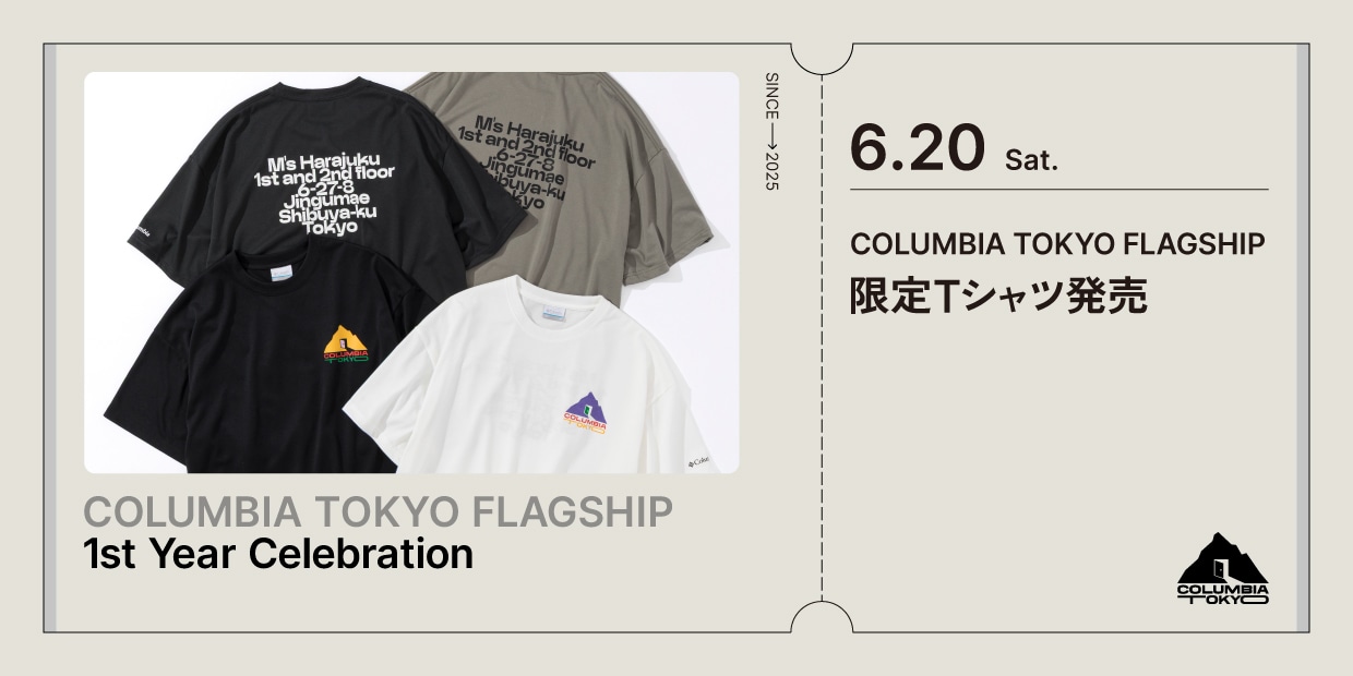 COLUMBIA TOKYO FLAGSHIP 限定Tシャツ発売