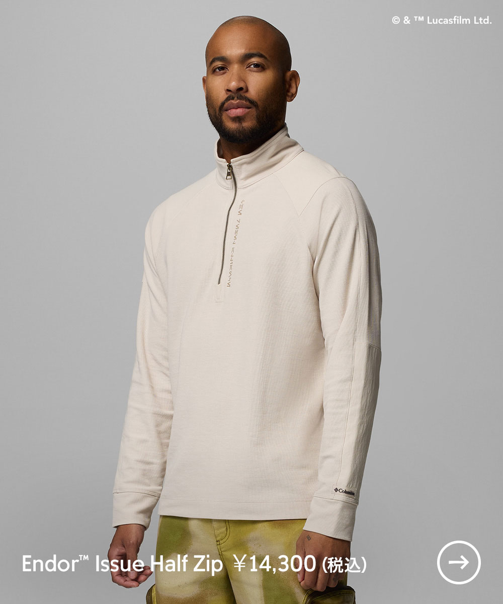 Endor&trade; Issue Half Zip &yen;14,300（税込）