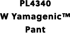 PL4340 W Yamagenic&trade; Pant