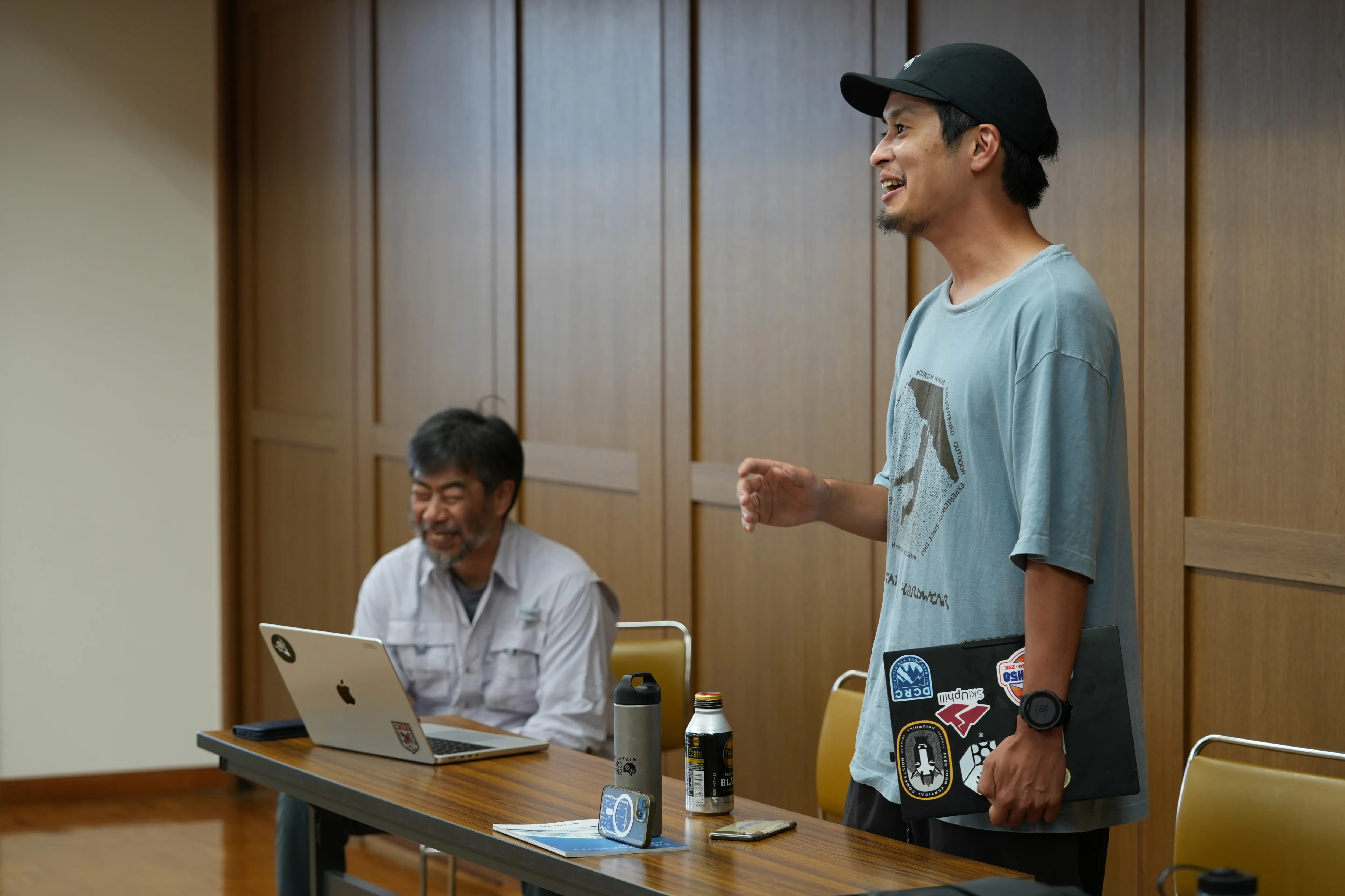 フィードバックを行う五十嵐将人さん