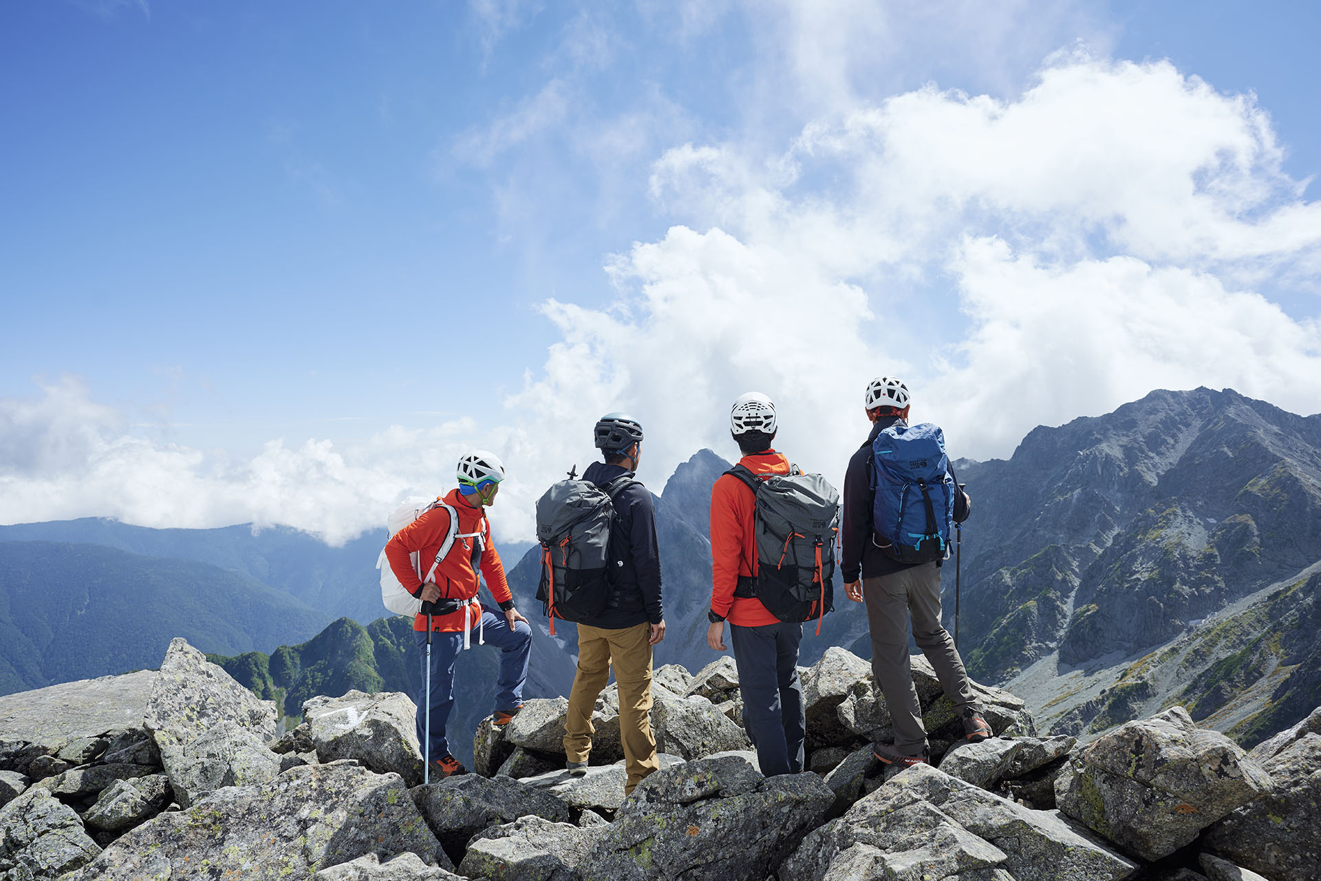 「山で生きる」アスリート4人の北アルプス山行