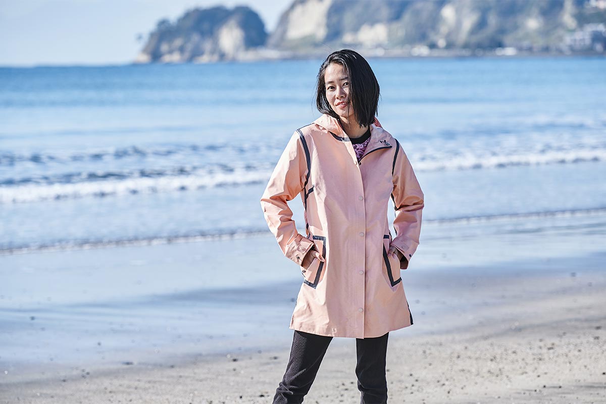 Outdry EX Mackintosh Jacket 発酵人 田上彩さん